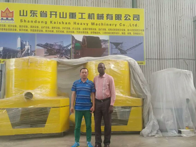 Indonesia customer visiting and buying gold minging machines