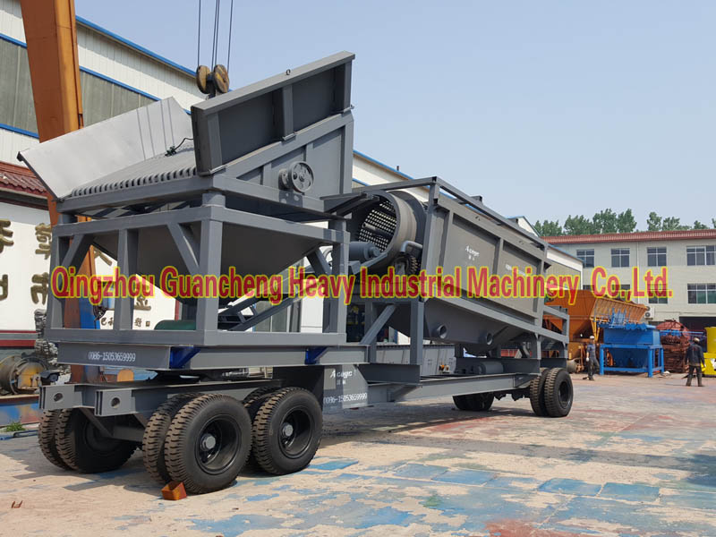 mobile trommel gold plant