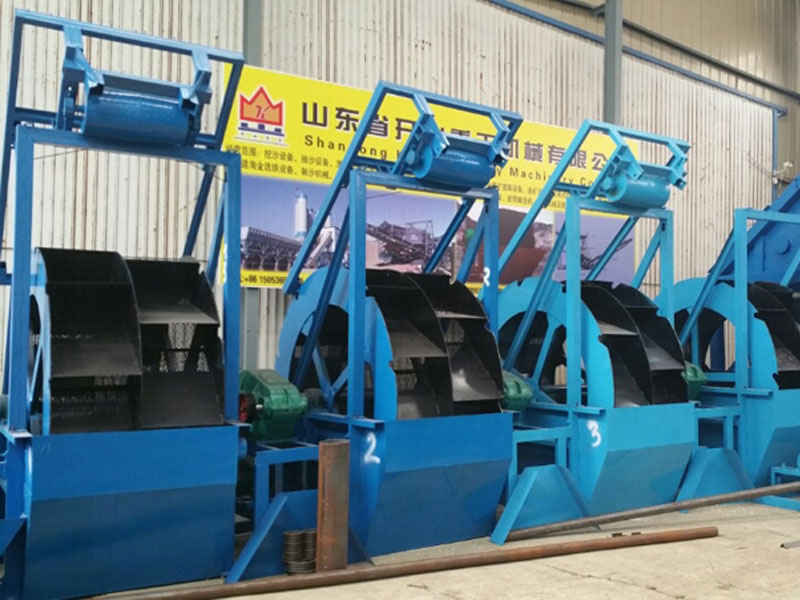 wheel type sand washing plant