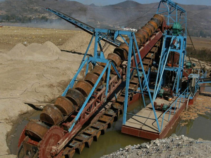 River Sand Bucket Dredger For Sale