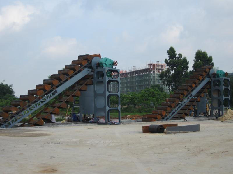 Marine sand washing and desalinating equipment