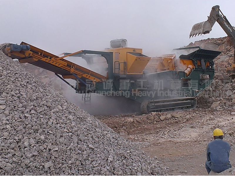 mobile crushing station